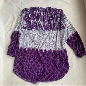 Bikbok Bohemian Floral Blouse